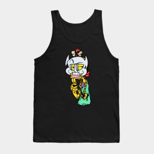 Dope sneaky thief cartoon illustration Tank Top